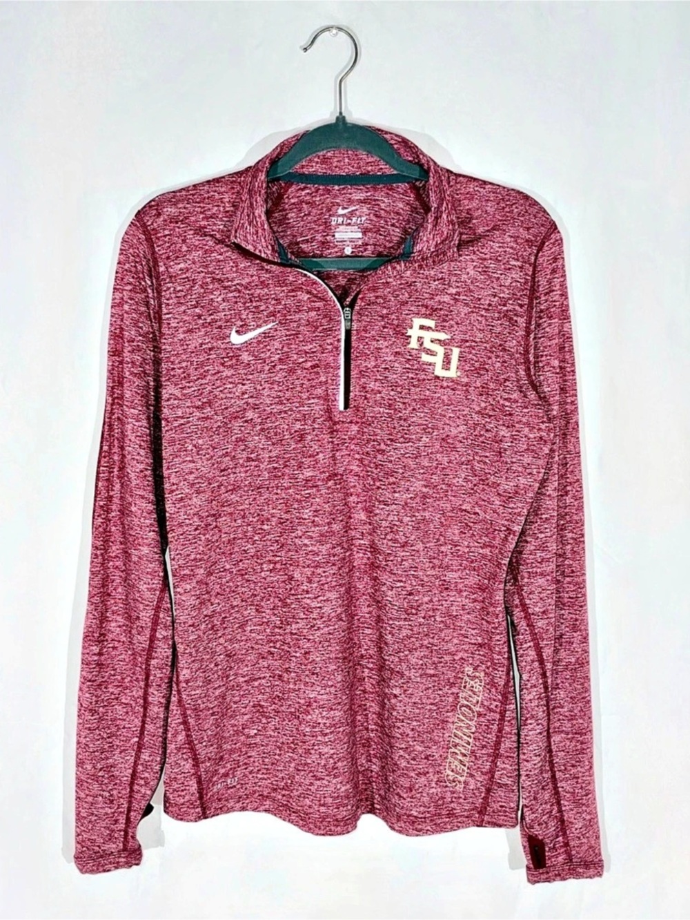 Nike Florida State University Dri-FIT 1/2 Zip Pullover Size Large